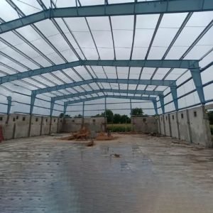 Warehouse Structural Fabrication Service for industrial warehouses, logistics centers, distribution hubs, and storage facilities in Gujarat.