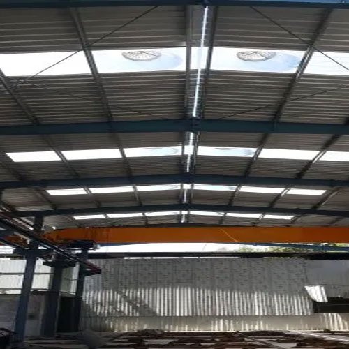 Steel Factory Shed Fabrication Service for Industrial Manufacturing Units in Uttarakhand, Jammu & Kashmir, Goa, Karnataka and Tamil Nadu